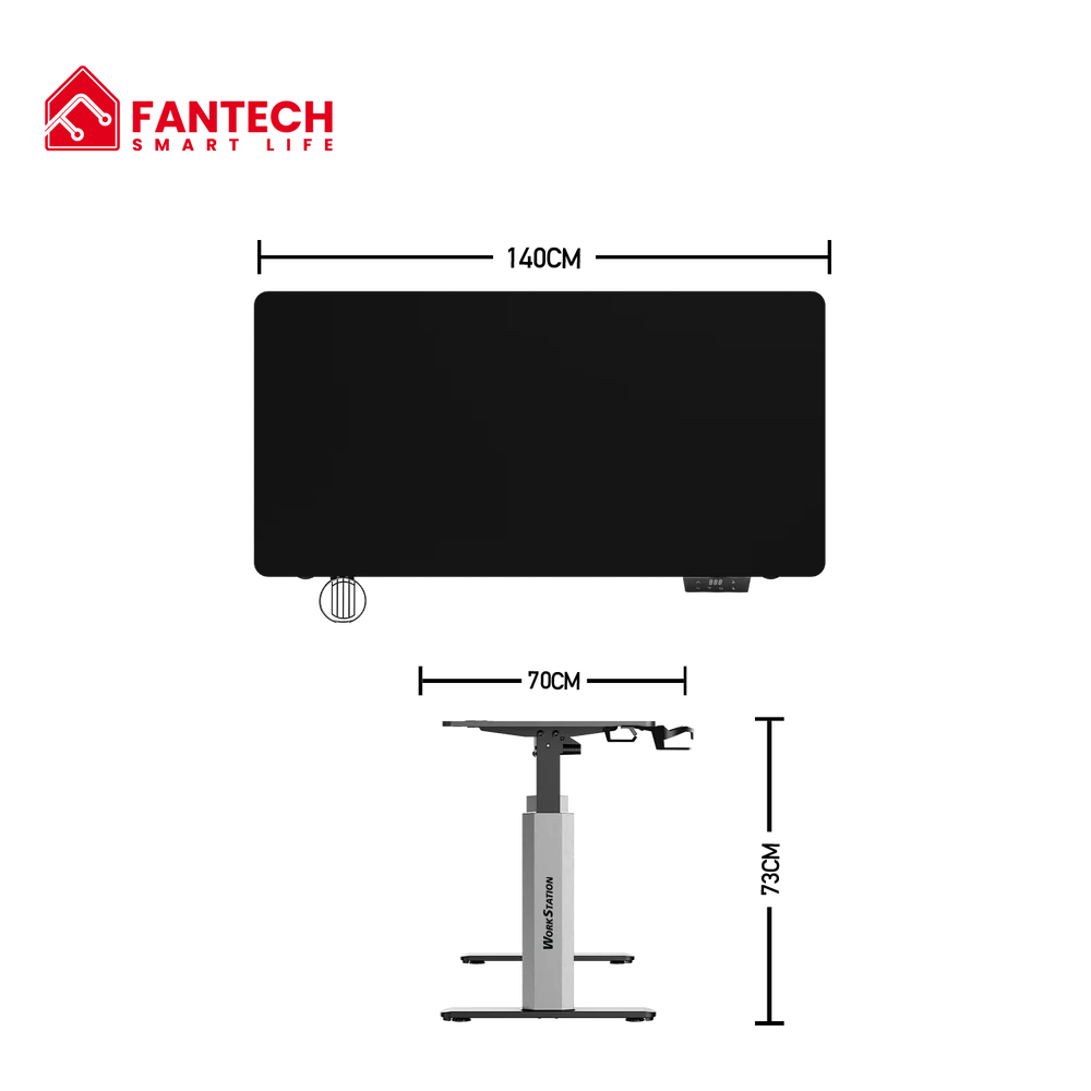 Fantech Table WS414 Work Adjustable Gaming Desk Fantech Table WS414 Work Adjustable Gaming Desk